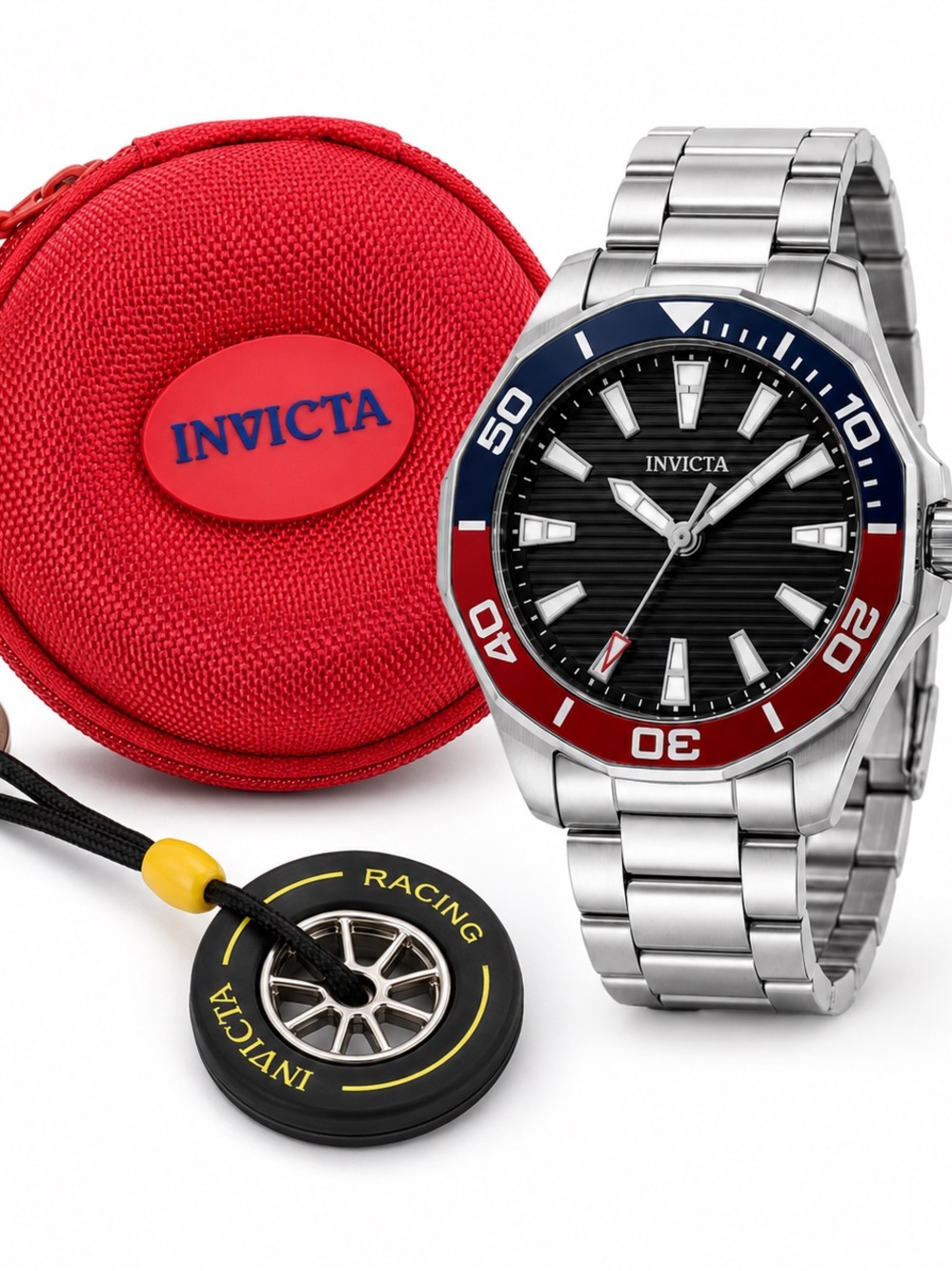 NWT Invicta Pro Diver Meridian 46mm Men’s Watch Set 001-GA-M-102